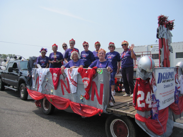 Red Hatters Float